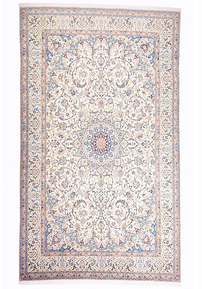 Persian Isfahan Rug with Silk