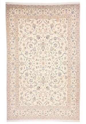 Fine Persian Nain Rug with Silk