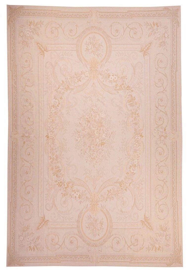 Classic Flat Weave Aubusson Rug