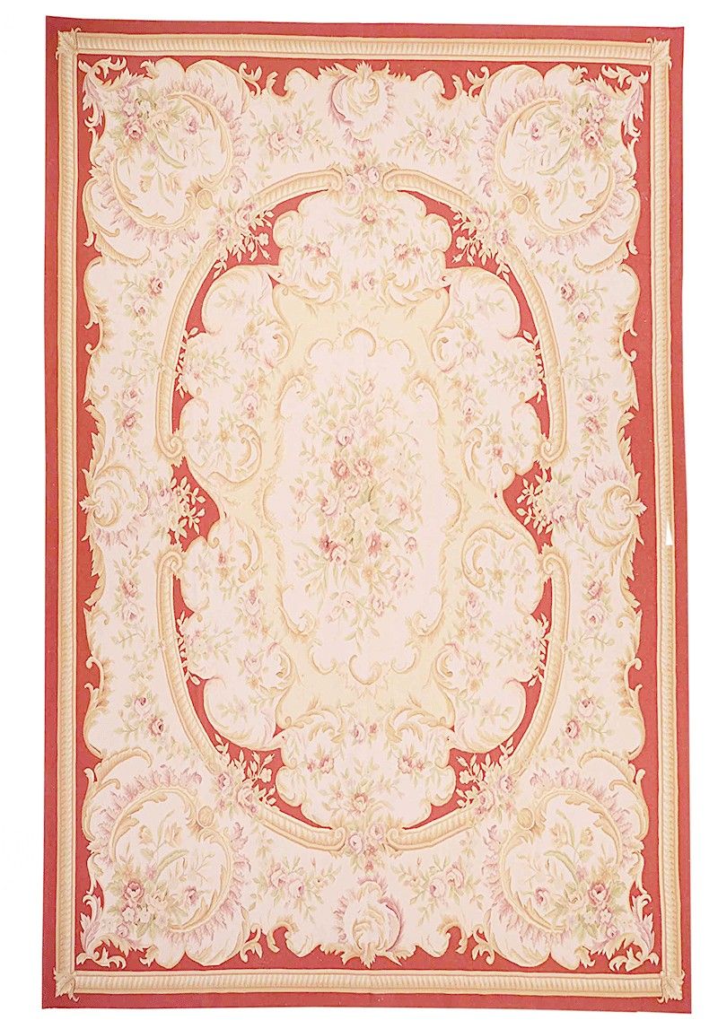 Classic Flat Weave Aubusson Rug