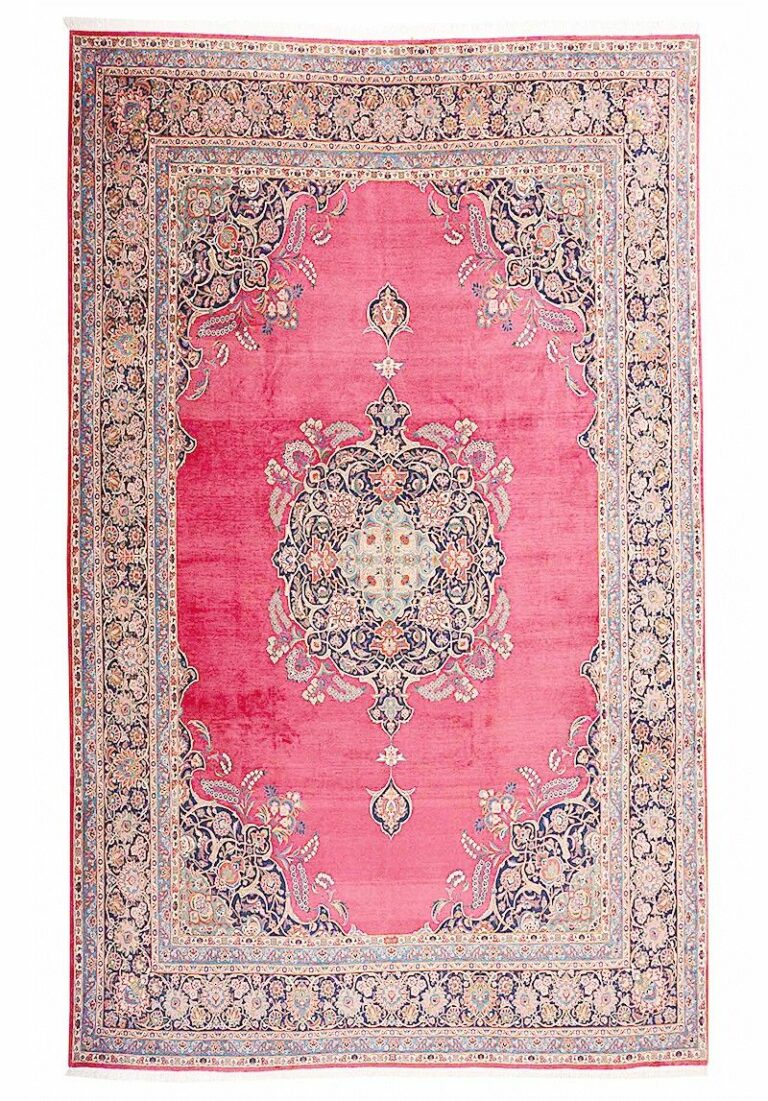 Antique Persian Qazvin Rug