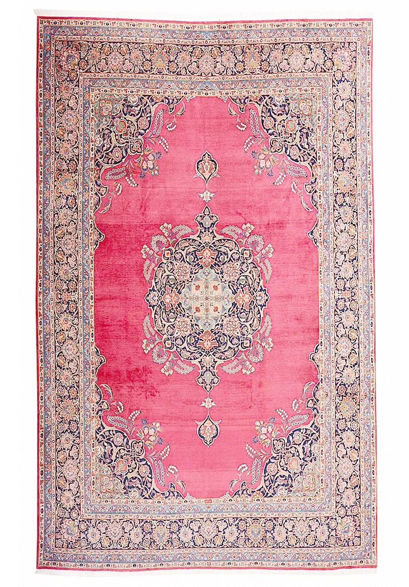 Antique Persian Qazvin Rug