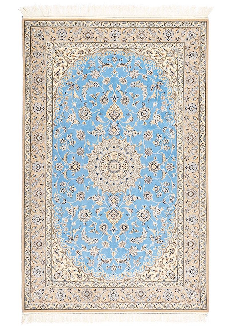 Persian Nain Silk Rug