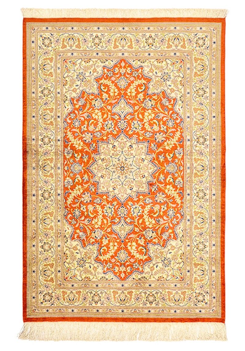 Persian Qum Silk Rug