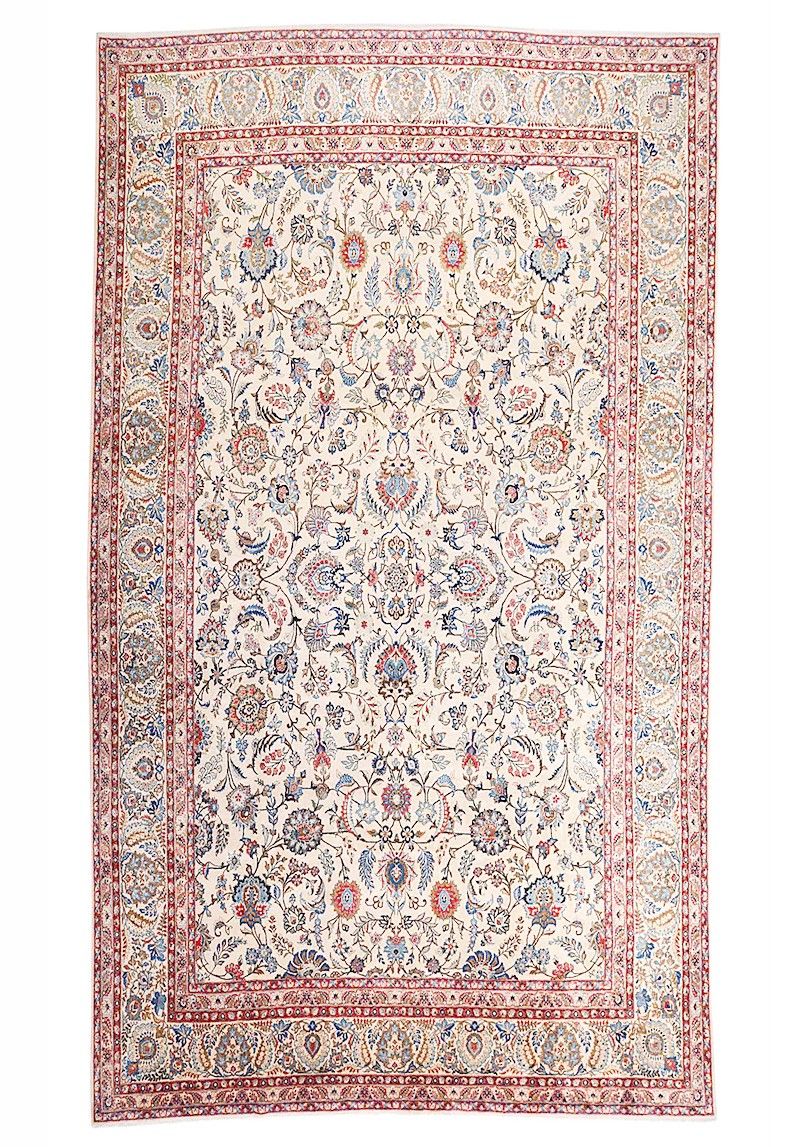 Antique Persian Kashan Rug