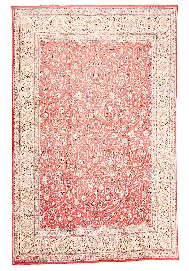 Fine Antique Silk Persian Sarouk Rug