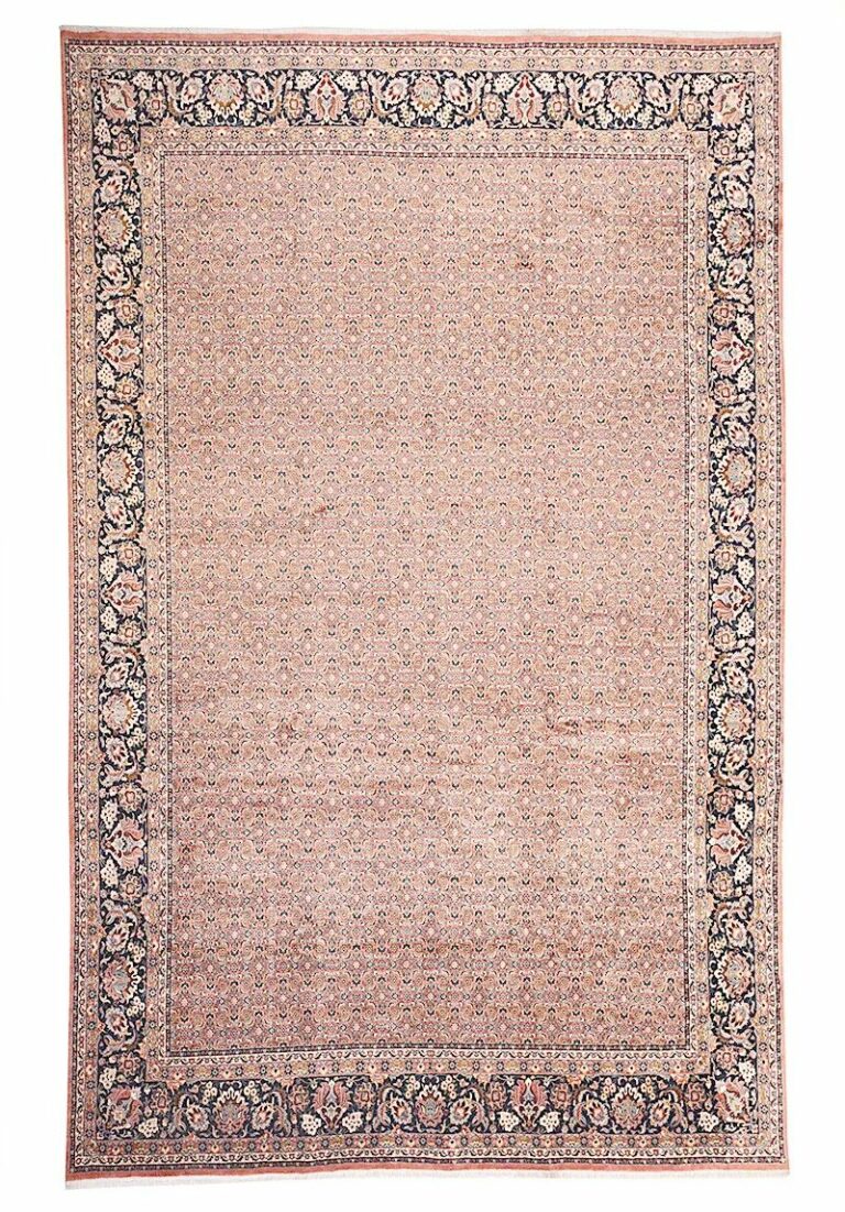 Persian Bidjar Rug with Silk