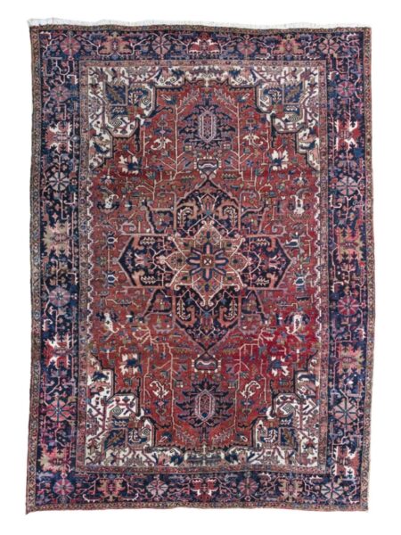 Antique Persian Heriz Rug