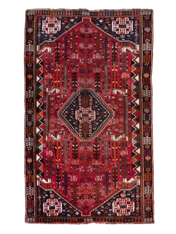 Antique Persian Qashqai Rug